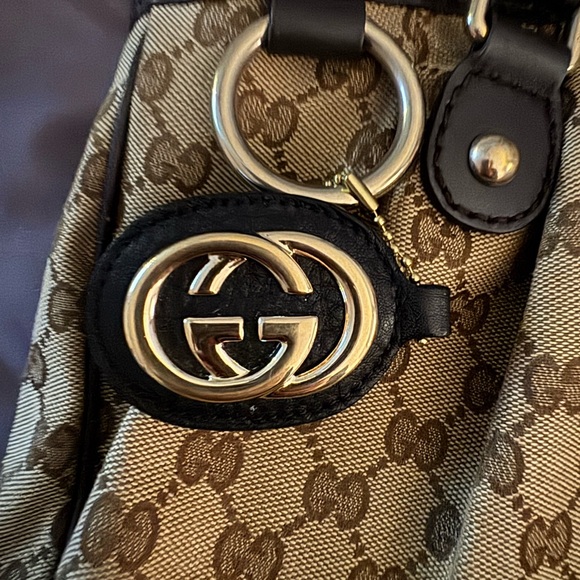 Authentic Gucci Tote (with keychain, pictured). - Picture 4 of 14